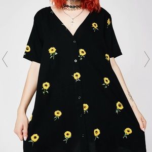 DOLLS KILL SUNFLOWER DRESS IN MEDIUM